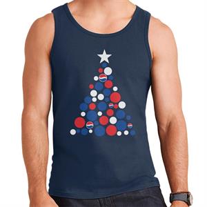 Pepsi Christmas Tree Dots Men's Vest