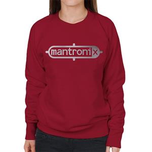 Mantronix Classic Silver Foil Logo Women's Sweatshirt