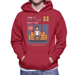 Haynes How To Chill Out On Sofa Men's Hooded Sweatshirt