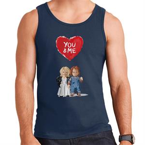 Chucky Tiffany Valentine You And Me Men's Vest