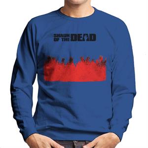 Shaun of the Dead Zombie Hands Silhouette Men's Sweatshirt