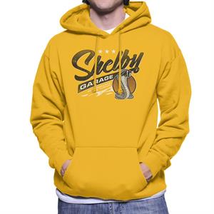 Shelby Logo Garage Performance And Tuning Men's Hooded Sweatshirt