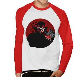 Dracula Thirsty For Blood Men's Baseball Long Sleeved T-Shirt