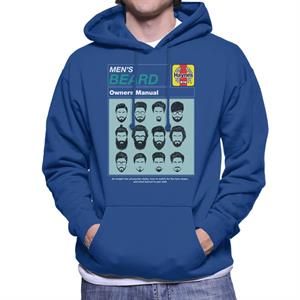 Haynes Mens Beard Owner Manual Men's Hooded Sweatshirt