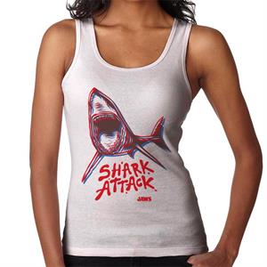 Jaws Neon Shark Attack Women's Vest