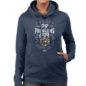 Rubik's 99 Problems But A Cube Ain't One Women's Hooded Sweatshirt