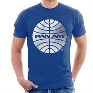 Pan Am Classic Logo Silver Foil Men's T-Shirt