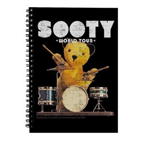 Sooty World Tour Drummer Spiral Notebook