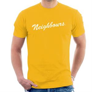 Neighbours White Logo Men's T-Shirt