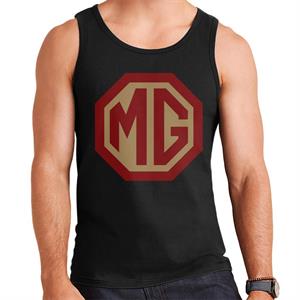 MG Red And Gold Logo British Motor Heritage Men's Vest