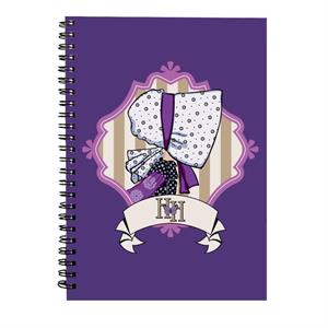 Holly Hobbie Bonnet Side Profile Spiral Notebook