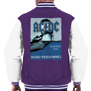 AC/DC Summer 1991 Band Personnel Men's Varsity Jacket