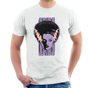 Bride Of Frankenstein Character Head Men's T-Shirt