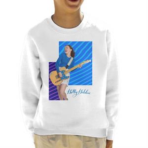 Holly Hobbie Playing Guitar Kid's Sweatshirt