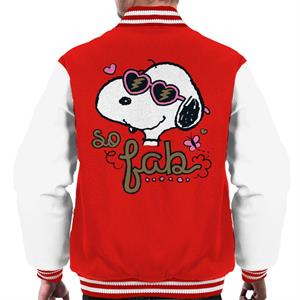 Peanuts Snoopy So Fab Men's Varsity Jacket