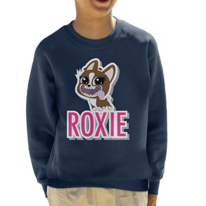 Littlest Pet Shop Roxie Cut Out Lettering Kid's Sweatshirt