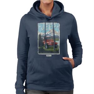 Jeep Mountain For Adventurous Souls Women's Hooded Sweatshirt