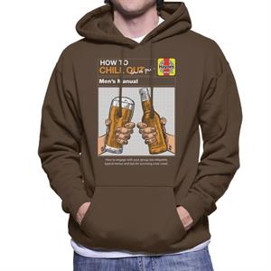 Haynes How To Chill Out In A Pub Men's Hooded Sweatshirt