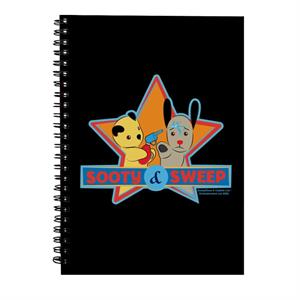 Sooty And Sweet Water Fight Spiral Notebook