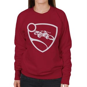 Rocket League White Logo Women's Sweatshirt