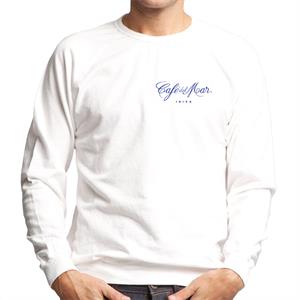 Cafe del Mar Classic Blue Logo Pocket Print Men's Sweatshirt