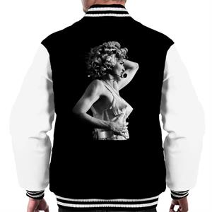 Madonna Black And White Cone Bra Corset Blonde Ambition Tour 1990 Men's Varsity Jacket