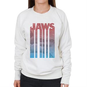 Jaws Shark Shadow Text Women's Sweatshirt