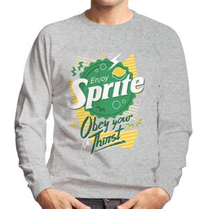 Sprite 90s Bottlecap Obey Your Thirst Men's Sweatshirt