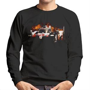 Motorsport Images Toyota TS050 Buemi Nakajima Alonso Men's Sweatshirt