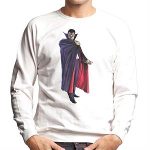 Dracula Cape Pose Men's Sweatshirt