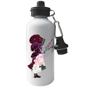 Holly Hobbie Flowers Silhouette Aluminium Sports Water Bottle