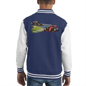 Motorsport Images Sebastian Vettel Max Verstappen Australian GP Kid's Varsity Jacket