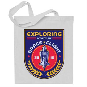 NASA Exploring Adventure Space Flight Totebag