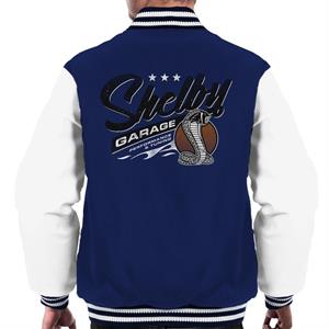 Shelby Logo Garage Performance And Tuning Men's Varsity Jacket