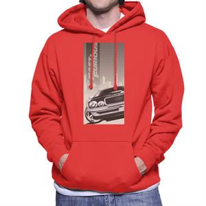 Fast and Furious Dodge Charger City Backdrop Men's Hooded Sweatshirt