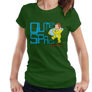 Curious George Outer Space Women's T-Shirt
