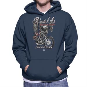 Route 66 Eagle Rider Men's Hooded Sweatshirt