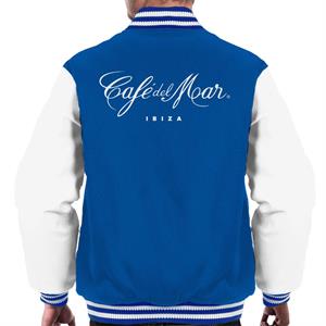 Cafe del Mar Classic White Logo Men's Varsity Jacket