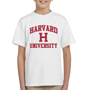 Harvard University Classic Text Logo Kid's T-Shirt