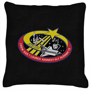 NASA STS 123 Space Shuttle Endeavour Mission Patch Cushion