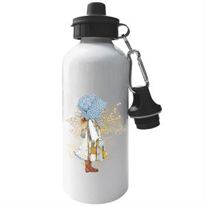 Holly Hobbie Hat And Flowers Aluminium Sports Water Bottle