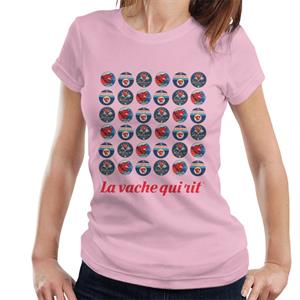 The Laughing Cow 1960s Retro Logo Montage Women's T-Shirt