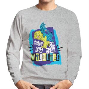 Madagascar Hold On For Dear Wildlife Men's Sweatshirt