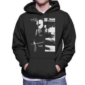 The Invisible Man Pointing Off Screen Men's Hooded Sweatshirt