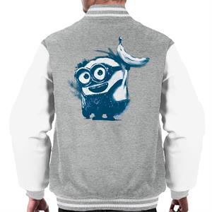 Despicable Me Bob The Minion Banana Art Men's Varsity Jacket