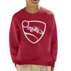 Rocket League White Logo Kid's Sweatshirt