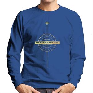 Pan Am Logo Gold Foil Men's Sweatshirt