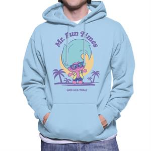 Trolls Mr Fun Times Good Luck Trolls Men's Hooded Sweatshirt