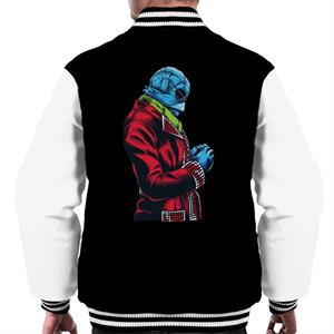The Invisible Man Red Suit Men's Varsity Jacket