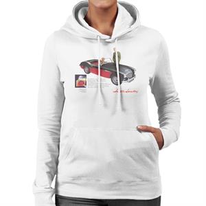 Austin Healey Black 100 Six British Motor Heritage Women's Hooded Sweatshirt